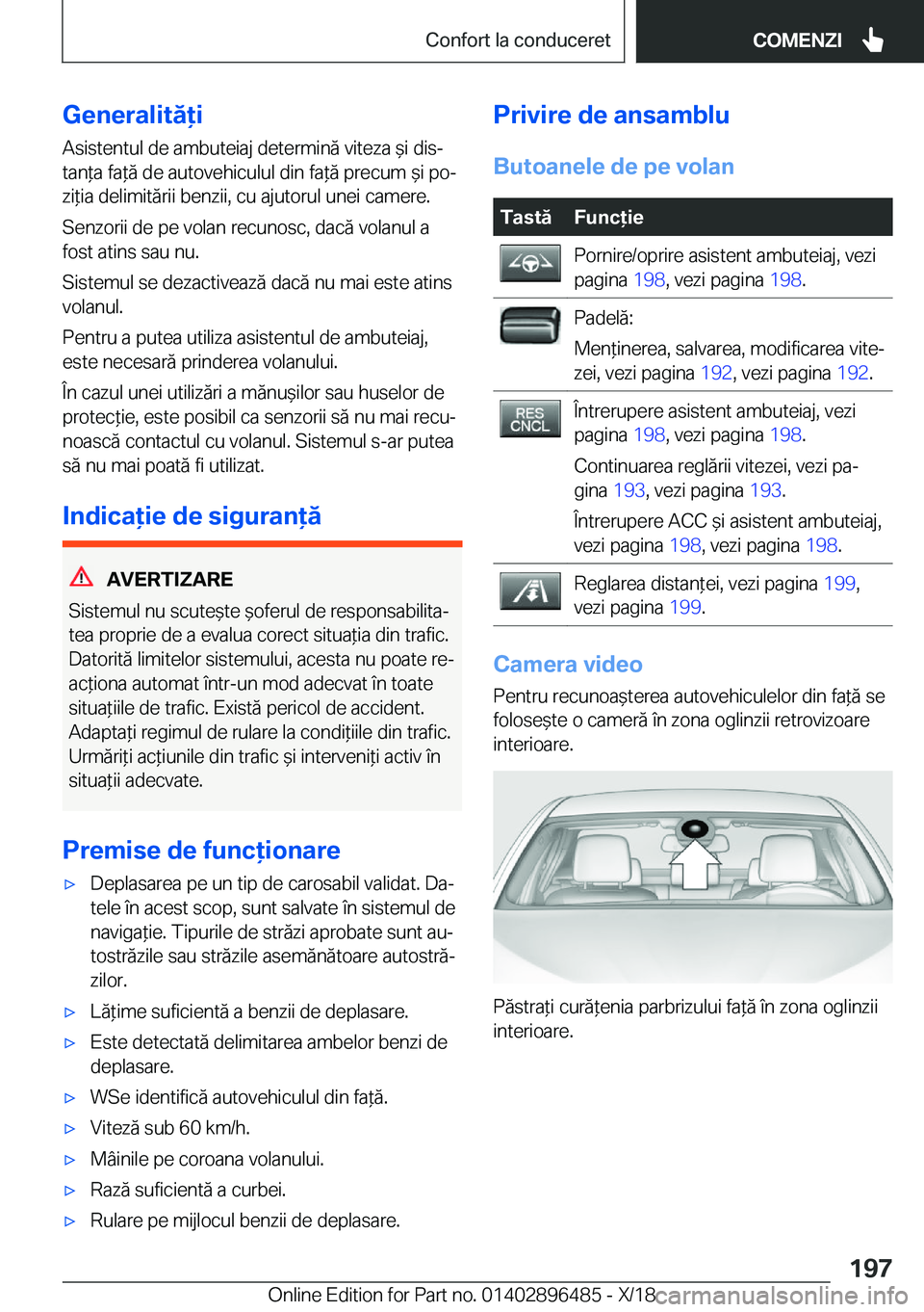 BMW X1 2019  Ghiduri De Utilizare (in Romanian) �G�e�n�e�r�a�l�i�t�