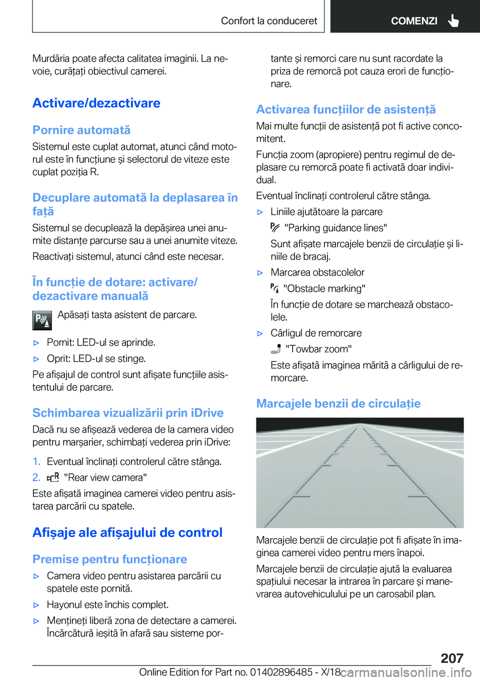 BMW X1 2019  Ghiduri De Utilizare (in Romanian) �M�u�r�d�