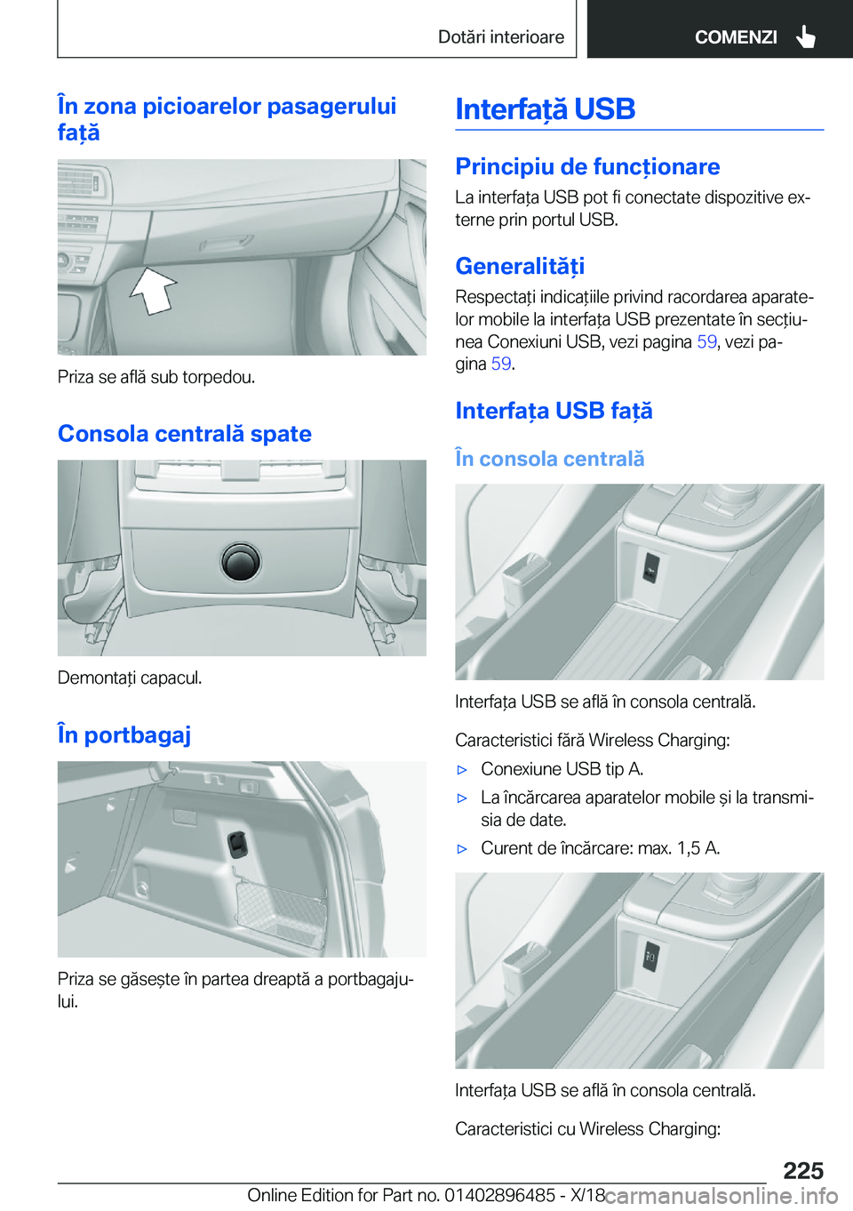BMW X1 2019  Ghiduri De Utilizare (in Romanian) �
