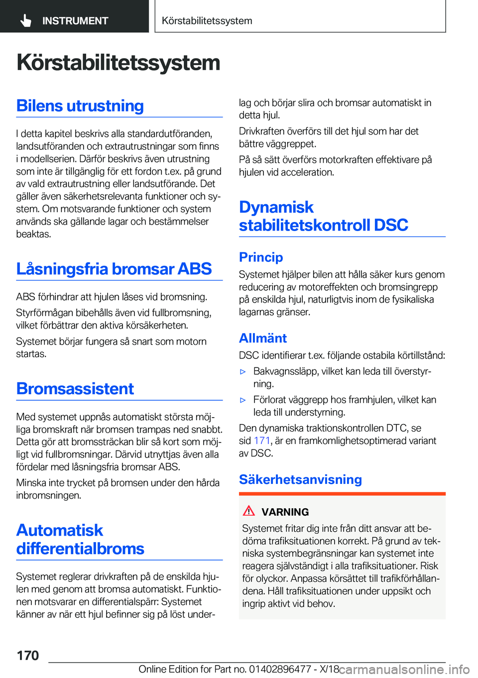 BMW X1 2019  InstruktionsbÖcker (in Swedish) �K�