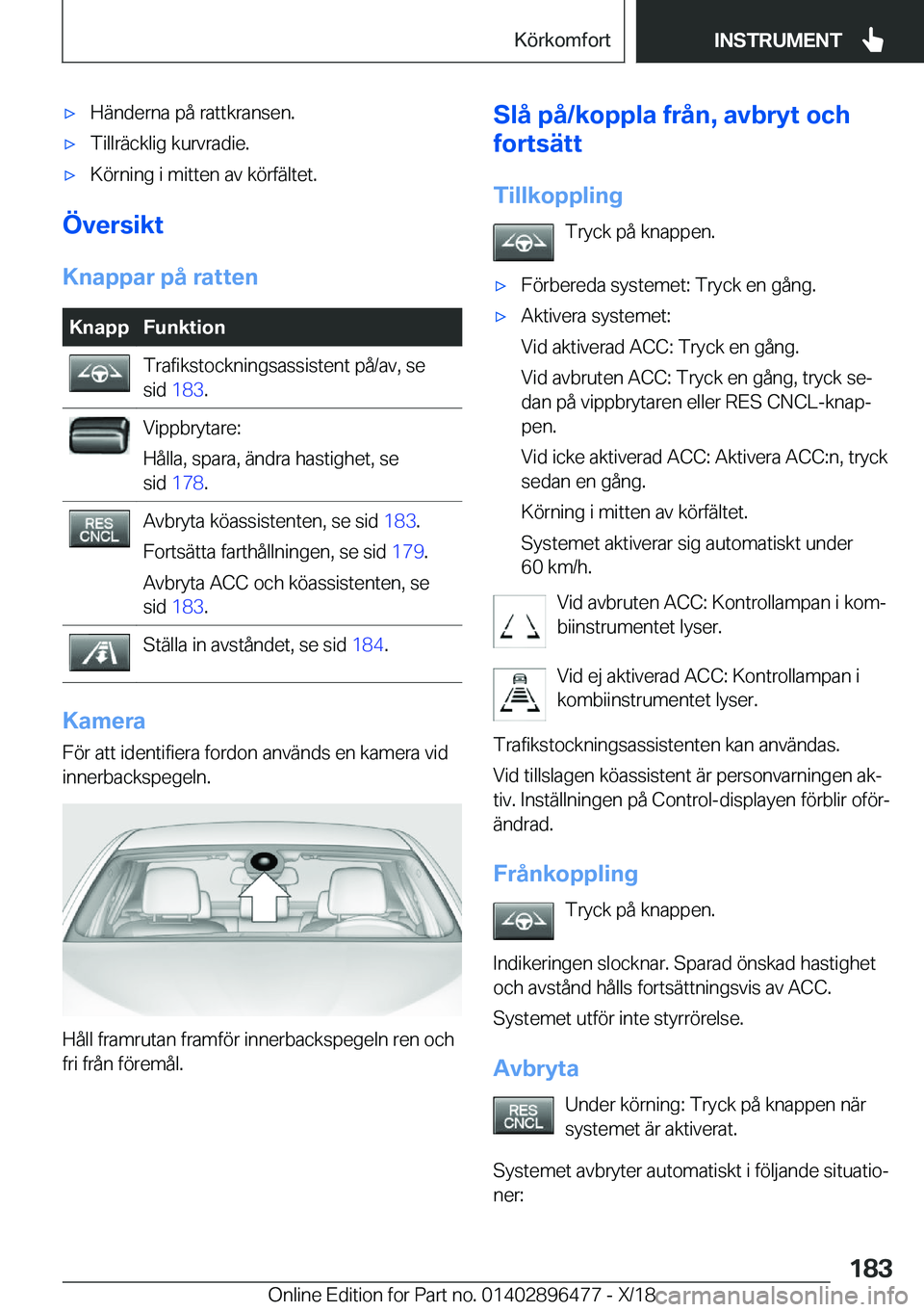 BMW X1 2019  InstruktionsbÖcker (in Swedish) x�H�ä�n�d�e�r�n�a��p�å��r�a�t�t�k�r�a�n�s�e�n�.x�T�i�l�l�r�ä�c�k�l�i�g��k�u�r�v�r�a�d�i�e�.x�K�
