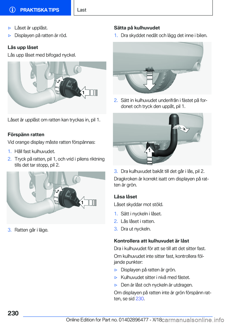 BMW X1 2019  InstruktionsbÖcker (in Swedish) x�L�å�s�e�t��ä�r��u�p�p�l�å�s�t�.x�D�i�s�p�l�a�y�e�n��p�å��r�a�t�t�e�n��ä�r��r�