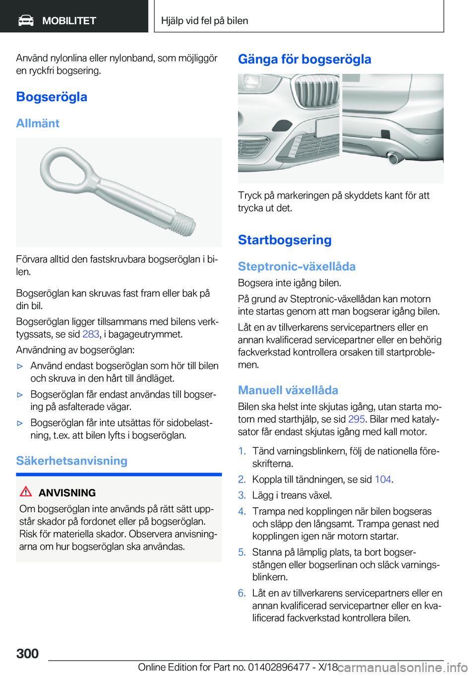 BMW X1 2019  InstruktionsbÖcker (in Swedish) �A�n�v�ä�n�d��n�y�l�o�n�l�i�n�a��e�l�l�e�r��n�y�l�o�n�b�a�n�d�,��s�o�m��m�