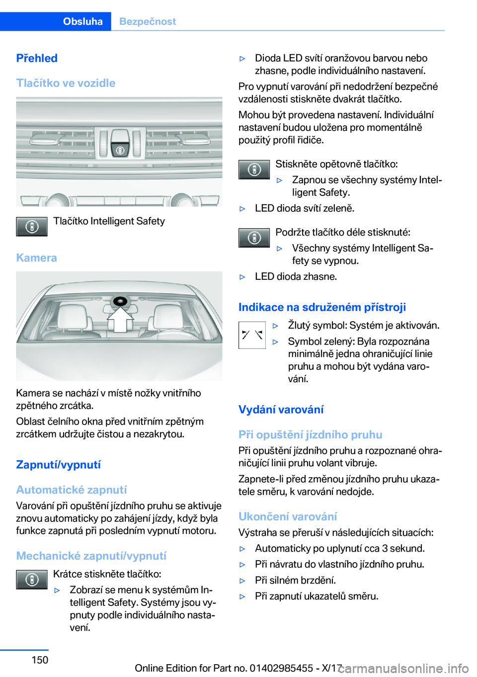 BMW X1 2018  Návod na použití (in Czech) �P�e�h�l�e�d
�T�l�a�č�