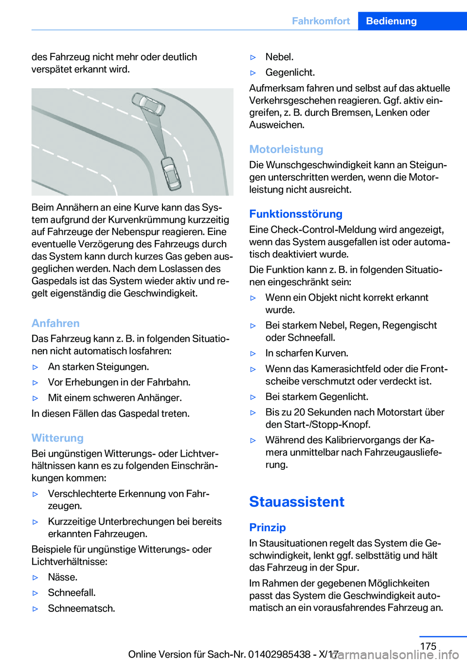 BMW X1 2018  Betriebsanleitungen (in German) �d�e�s� �F�a�h�r�z�e�u�g� �n�i�c�h�t� �m�e�h�r� �o�d�e�r� �d�e�u�t�l�i�c�h
�v�e�r�s�p�