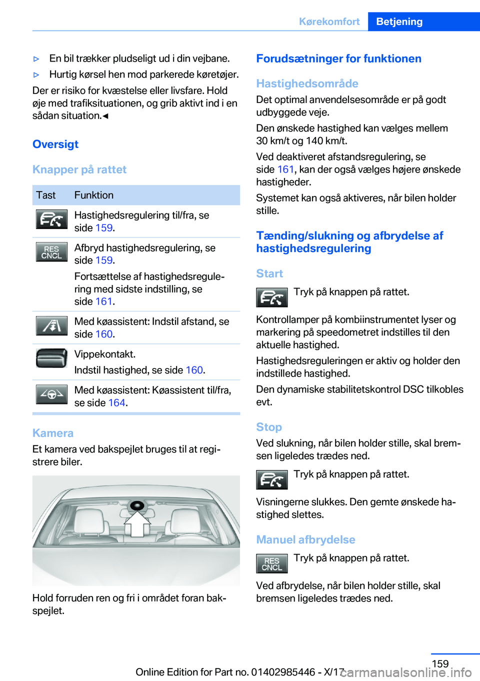BMW X1 2018  InstruktionsbØger (in Danish) 'y�E�n� �b�i�l� �t�r�æ�k�k�e�r� �p�l�u�d�s�e�l�i�g�t� �u�d� �i� �d�i�n� �v�e�j�b�a�n�e�.'y�H�u�r�t�i�g� �k�