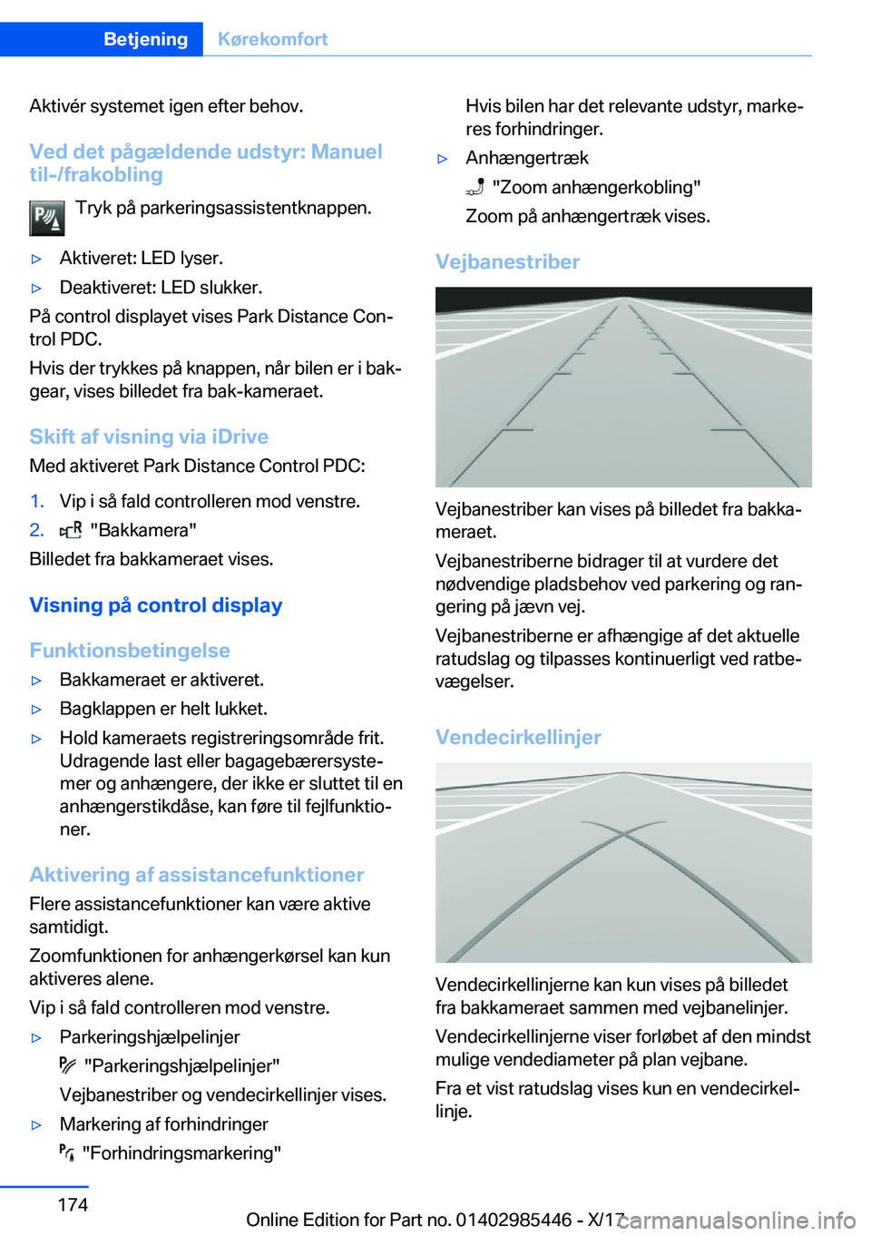 BMW X1 2018  InstruktionsbØger (in Danish) �A�k�t�i�v�