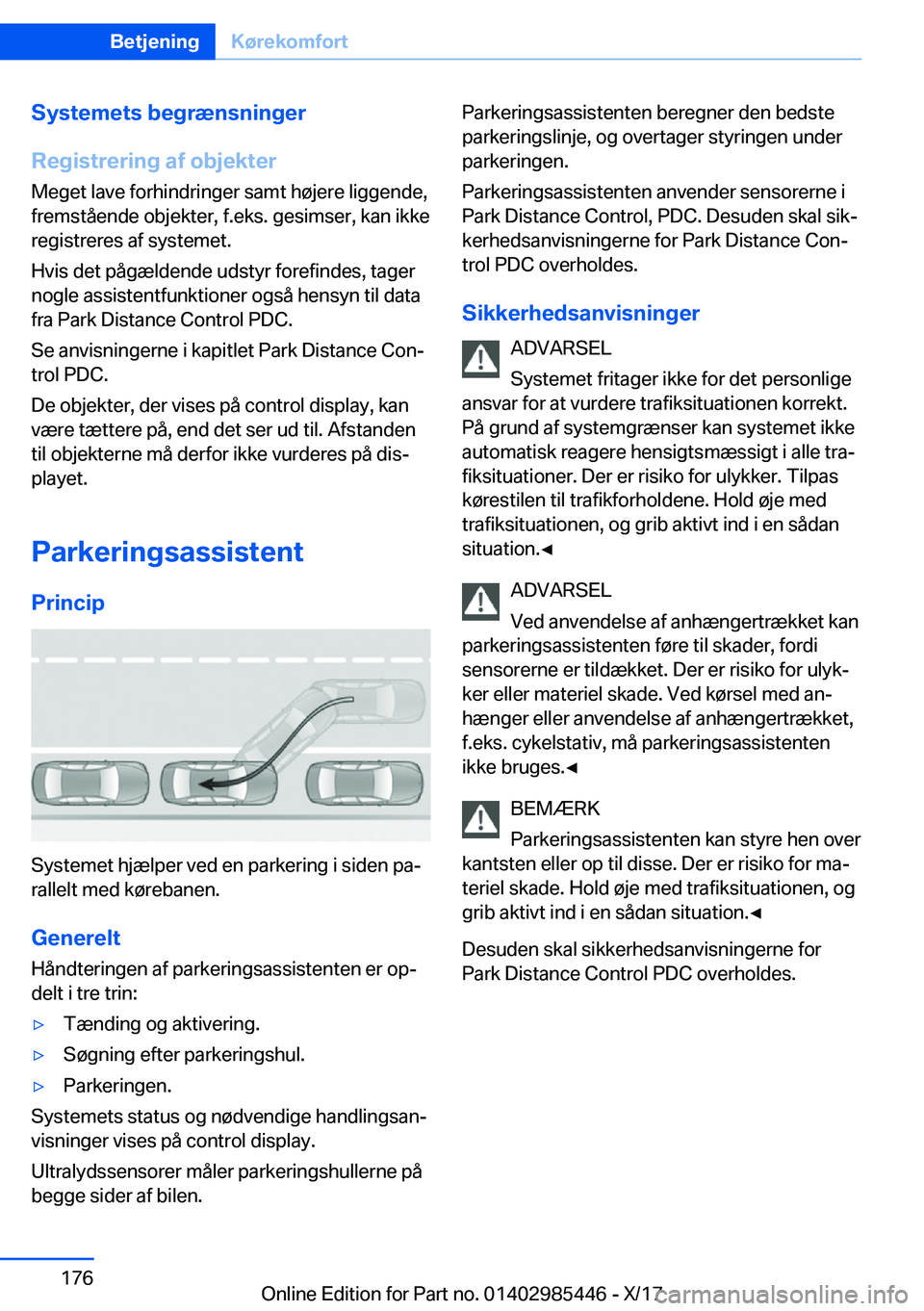 BMW X1 2018  InstruktionsbØger (in Danish) �S�y�s�t�e�m�e�t�s��b�e�g�r�æ�n�s�n�i�n�g�e�r
�R�e�g�i�s�t�r�e�r�i�n�g��a�f��o�b�j�e�k�t�e�r �M�e�g�e�t� �l�a�v�e� �f�o�r�h�i�n�d�r�i�n�g�e�r� �s�a�m�t� �h�