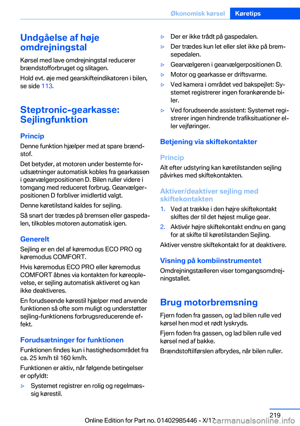 BMW X1 2018  InstruktionsbØger (in Danish) �U�n�d�g�å�e�l�s�e��a�f��h�