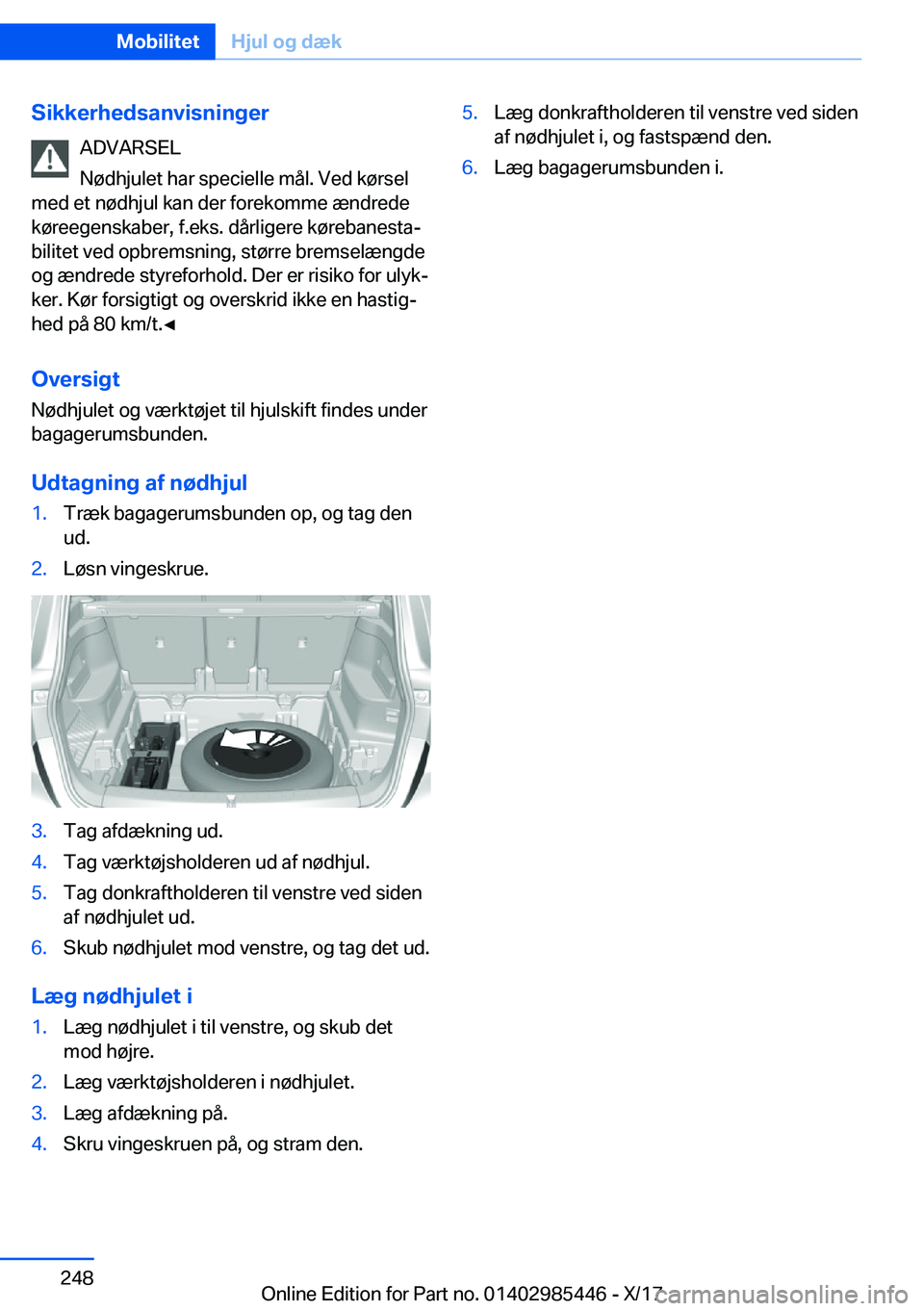 BMW X1 2018  InstruktionsbØger (in Danish) �S�i�k�k�e�r�h�e�d�s�a�n�v�i�s�n�i�n�g�e�r�A�D�V�A�R�S�E�L
�N�