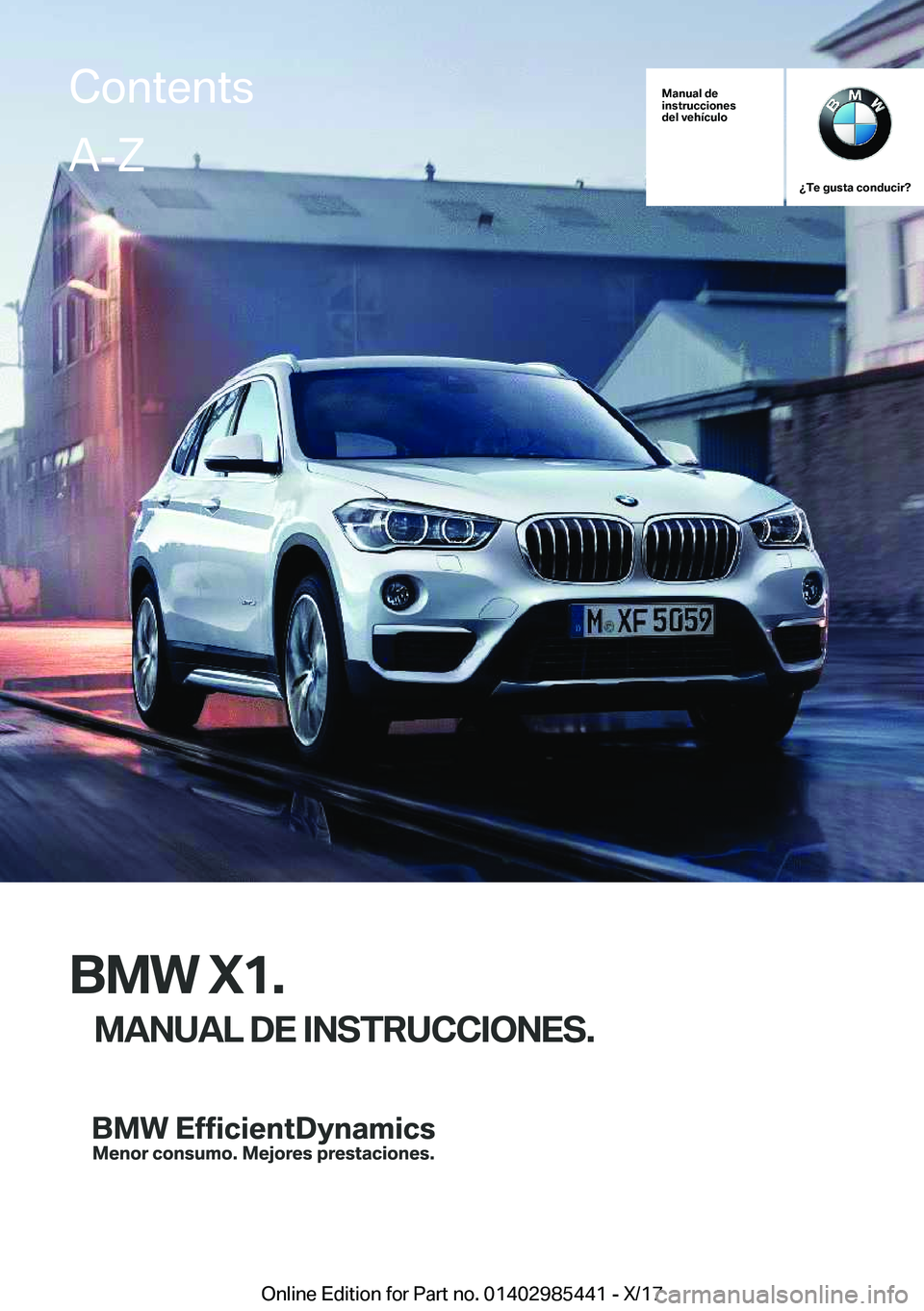 BMW X1 2018  Manuales de Empleo (in Spanish) �M�a�n�u�a�l��d�e
�i�n�s�t�r�u�c�c�i�o�n�e�s
�d�e�l��v�e�h�