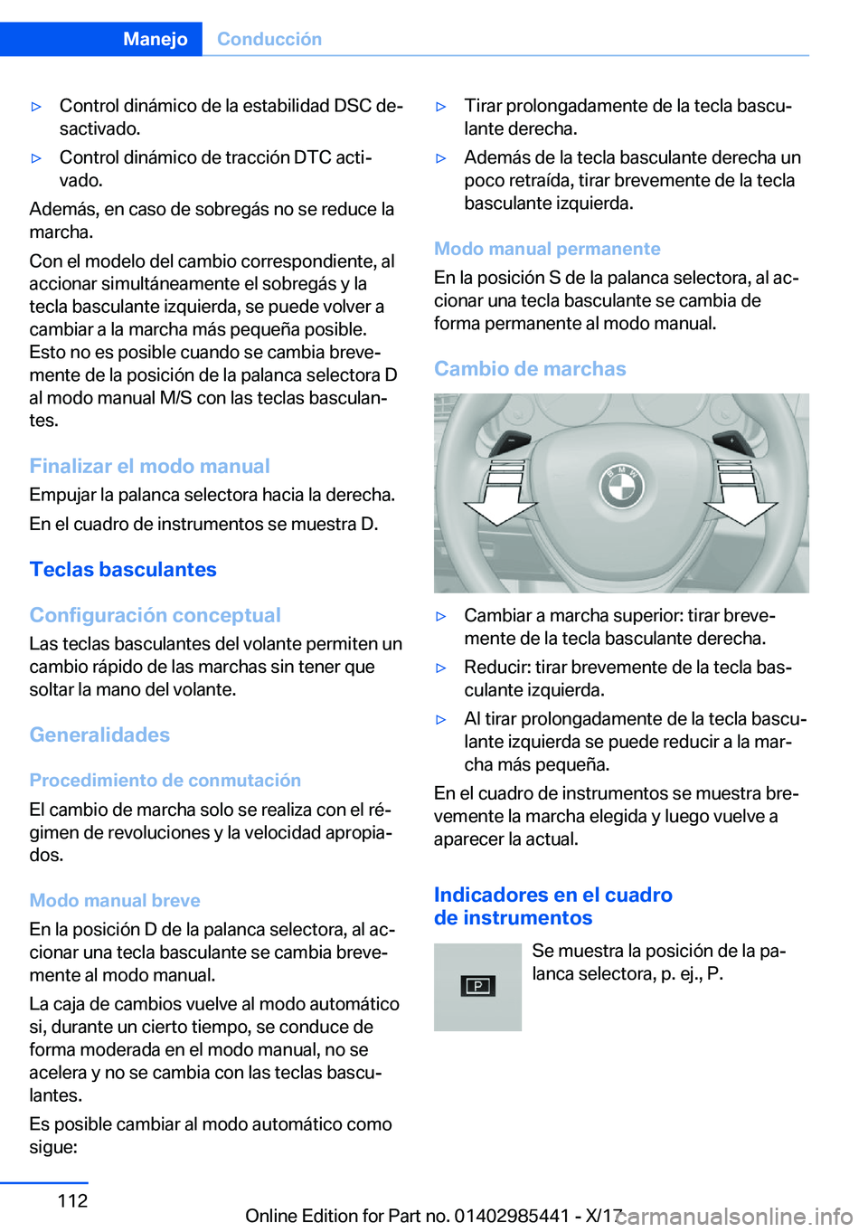 BMW X1 2018  Manuales de Empleo (in Spanish) y�C�o�n�t�r�o�l� �d�i�n�