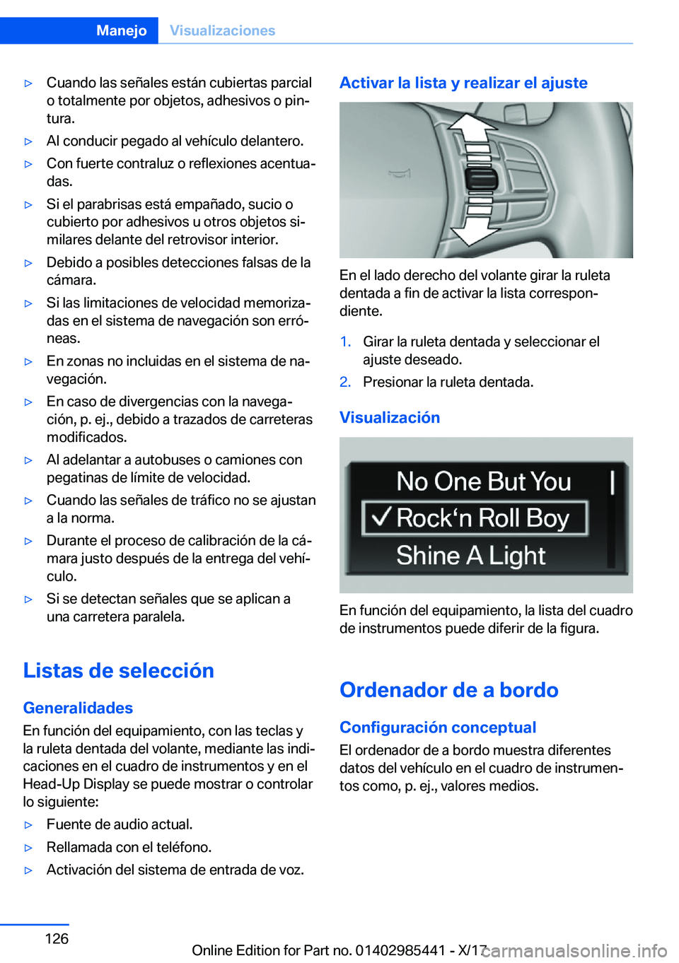 BMW X1 2018  Manuales de Empleo (in Spanish) y�C�u�a�n�d�o� �l�a�s� �s�e�