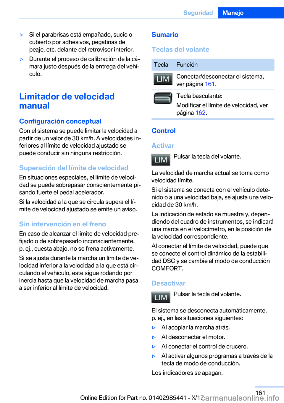 BMW X1 2018  Manuales de Empleo (in Spanish) y�S�i� �e�l� �p�a�r�a�b�r�i�s�a�s� �e�s�t�