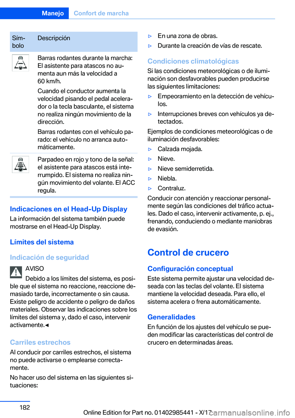 BMW X1 2018  Manuales de Empleo (in Spanish) �S�