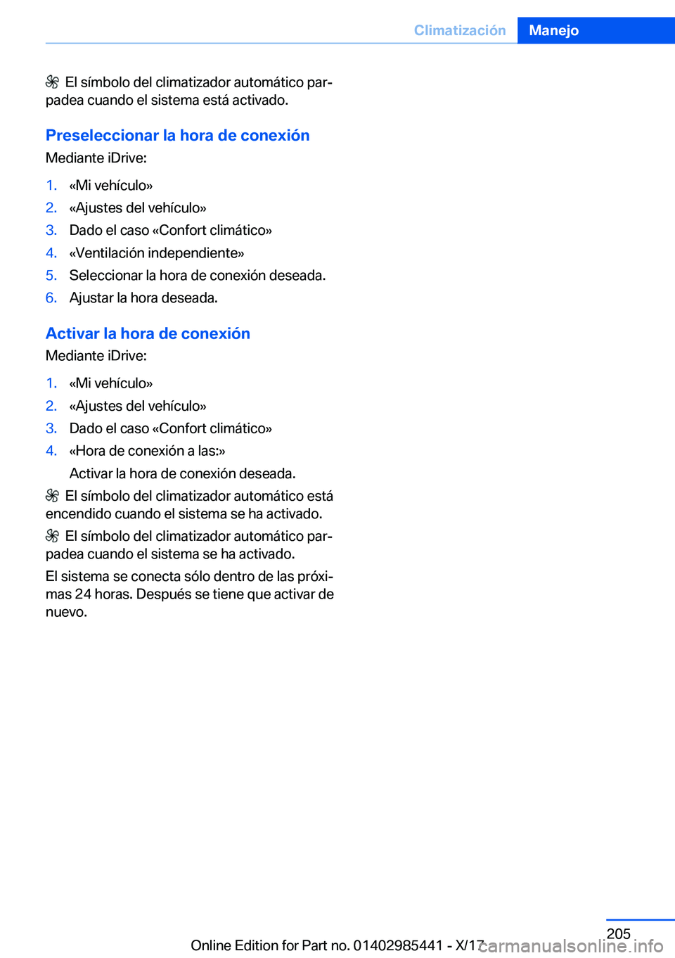 BMW X1 2018  Manuales de Empleo (in Spanish) � � �E�l� �s�