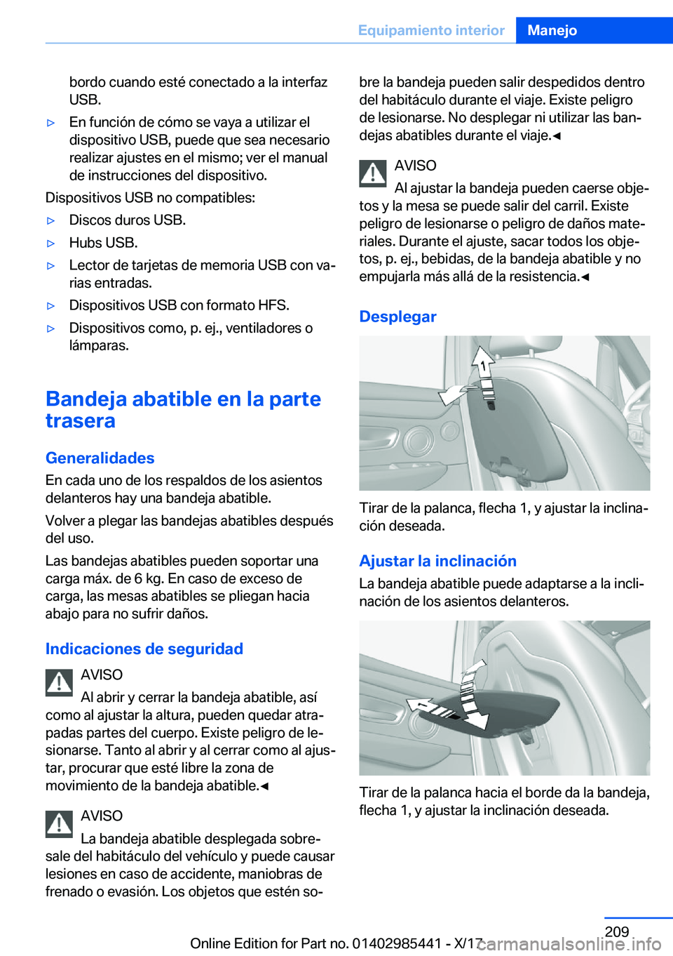 BMW X1 2018  Manuales de Empleo (in Spanish) �b�o�r�d�o� �c�u�a�n�d�o� �e�s�t�