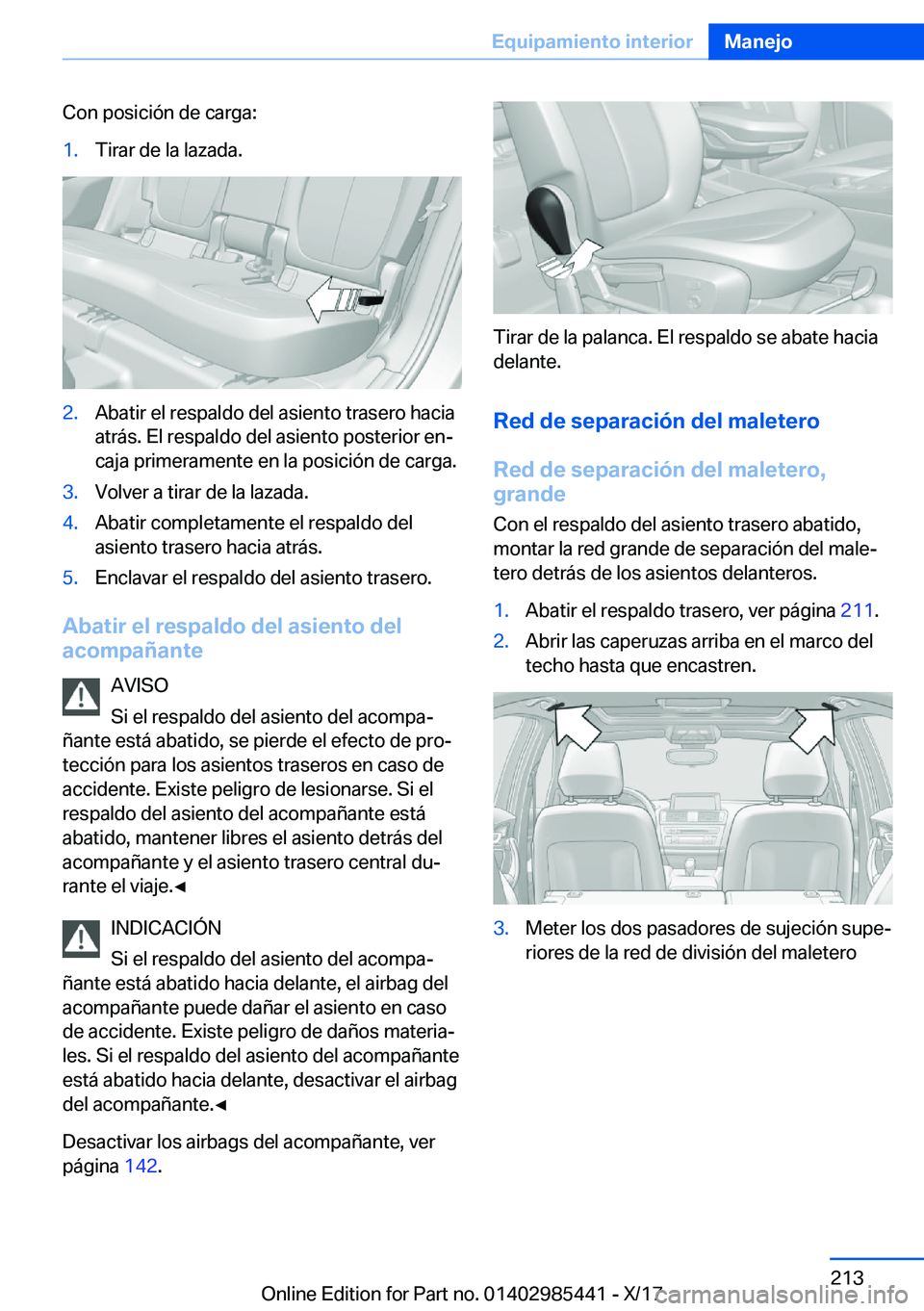 BMW X1 2018  Manuales de Empleo (in Spanish) �C�o�n� �p�o�s�i�c�i�