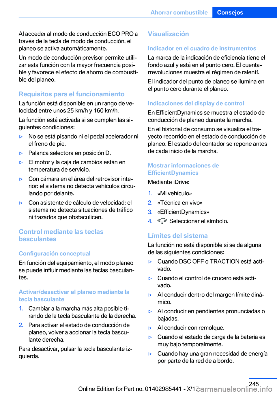 BMW X1 2018  Manuales de Empleo (in Spanish) �A�l� �a�c�c�e�d�e�r� �a�l� �m�o�d�o� �d�e� �c�o�n�d�u�c�c�i�