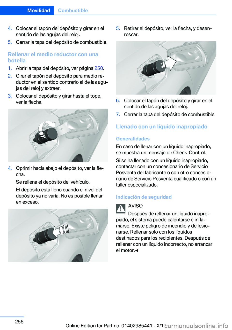 BMW X1 2018  Manuales de Empleo (in Spanish) �4�.�C�o�l�o�c�a�r� �e�l� �t�a�p�