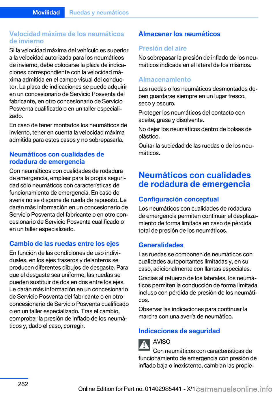 BMW X1 2018  Manuales de Empleo (in Spanish) �V�e�l�o�c�i�d�a�d��m�