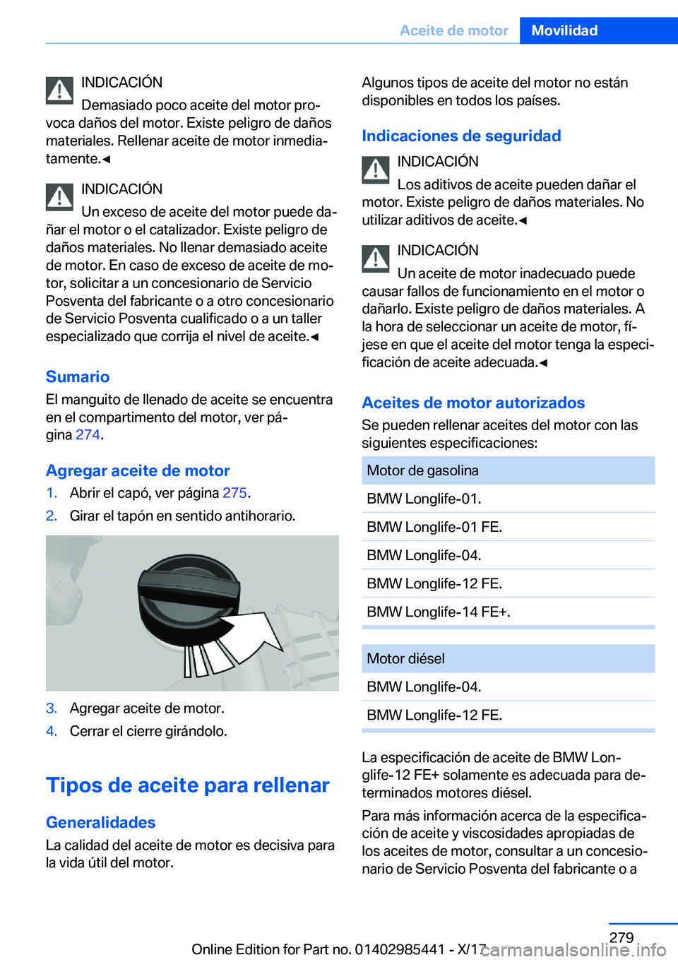 BMW X1 2018  Manuales de Empleo (in Spanish) �I�N�D�I�C�A�C�I�