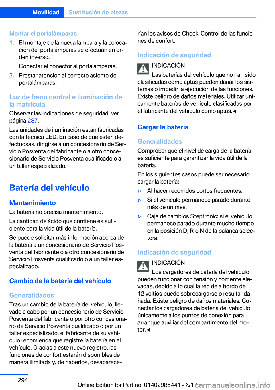 BMW X1 2018  Manuales de Empleo (in Spanish) �M�o�n�t�a�r��e�l��p�o�r�t�a�l�