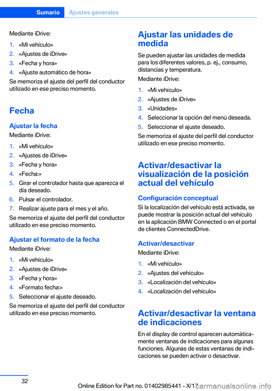 BMW X1 2018  Manuales de Empleo (in Spanish) �M�e�d�i�a�n�t�e� �i�D�r�i�v�e�:�1�.�«�M�i� �v�e�h�