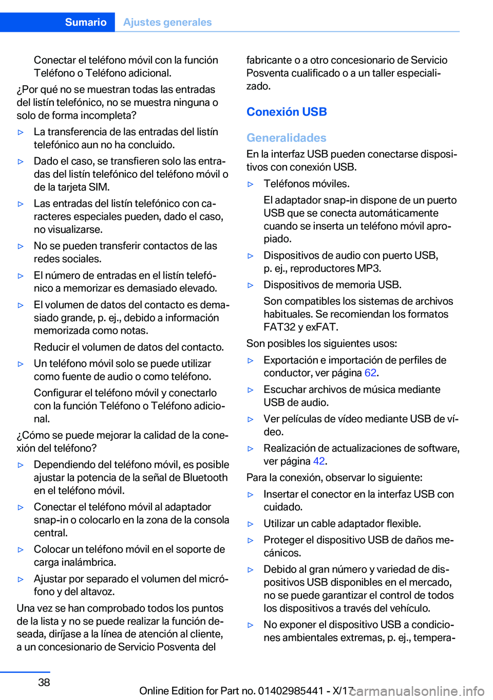 BMW X1 2018  Manuales de Empleo (in Spanish) �C�o�n�e�c�t�a�r� �e�l� �t�e�l�