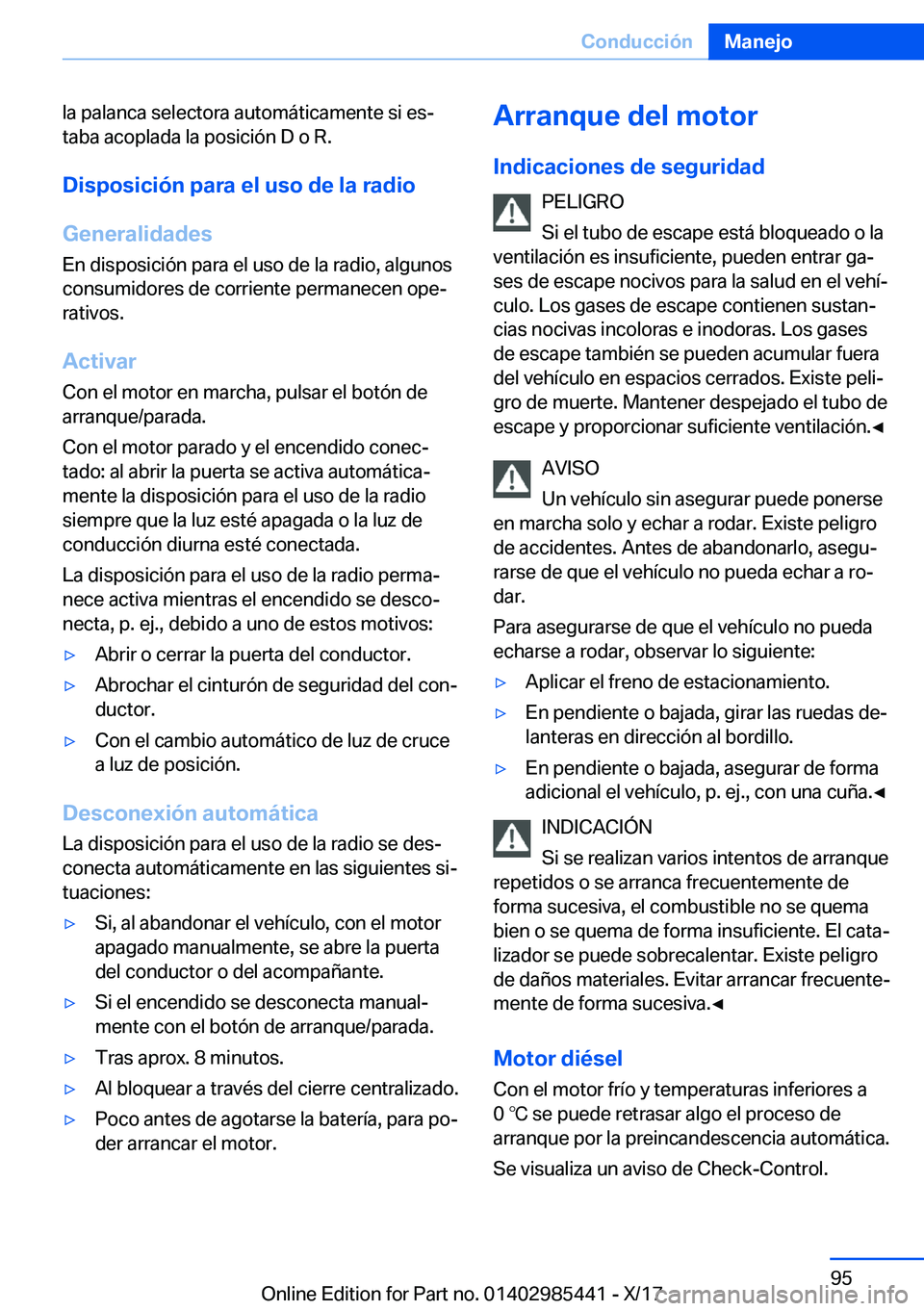 BMW X1 2018  Manuales de Empleo (in Spanish) �l�a� �p�a�l�a�n�c�a� �s�e�l�e�c�t�o�r�a� �a�u�t�o�m�