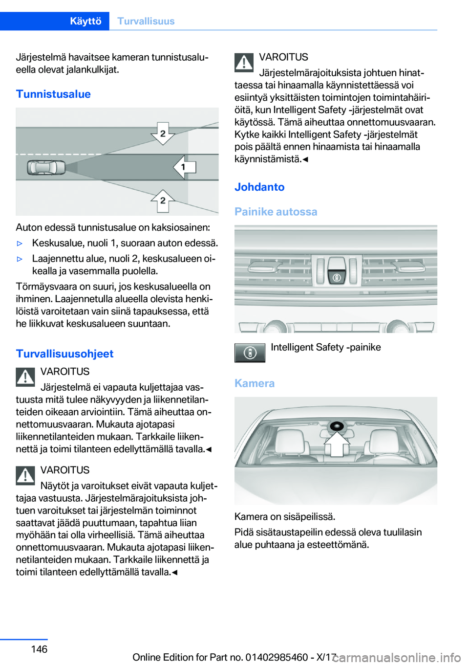 BMW X1 2018  Omistajan Käsikirja (in Finnish) �J�