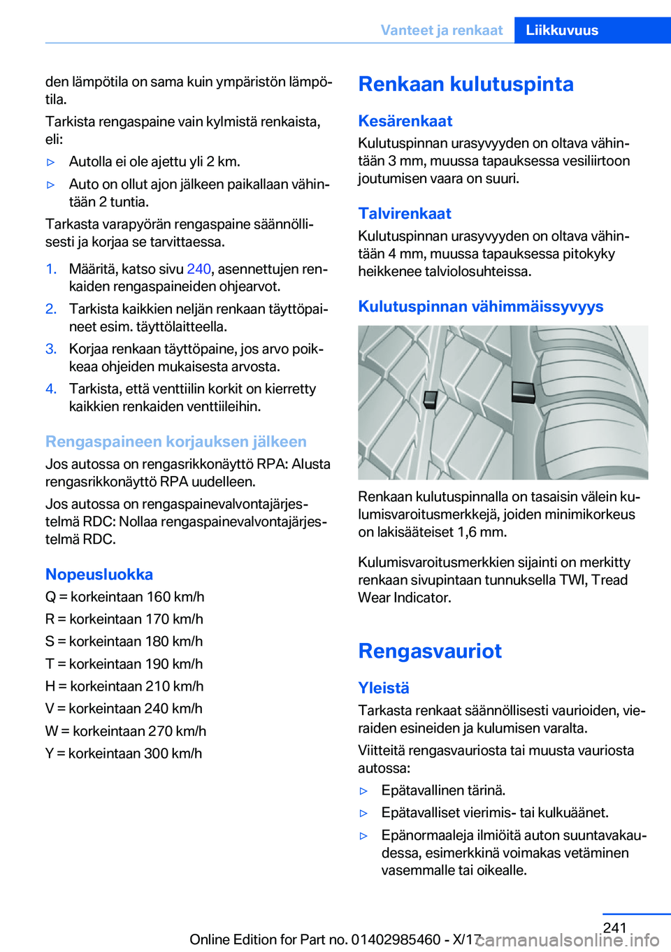 BMW X1 2018  Omistajan Käsikirja (in Finnish) �d�e�n� �l�