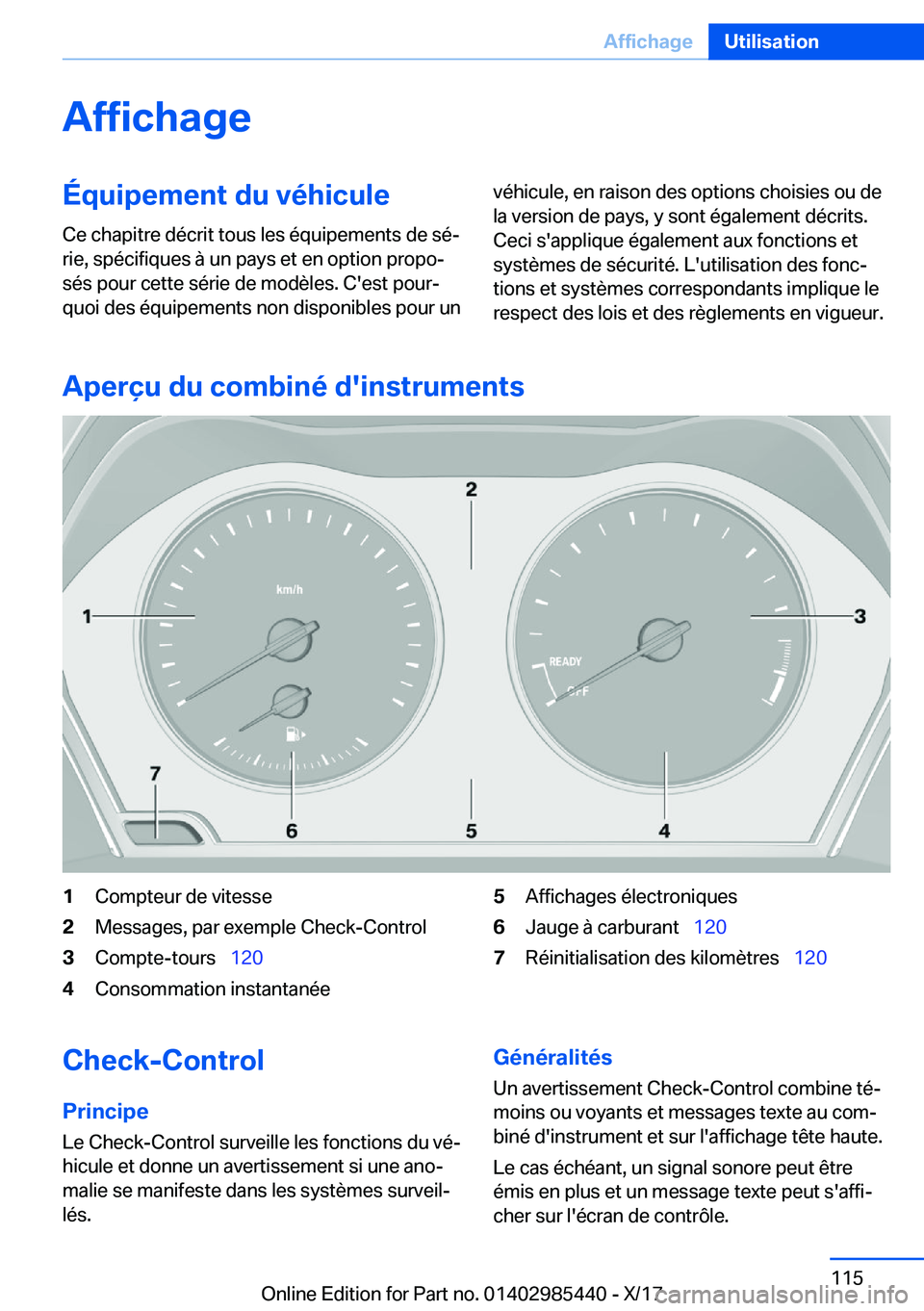 BMW X1 2018  Notices Demploi (in French) �A�f�f�i�c�h�a�g�e�
