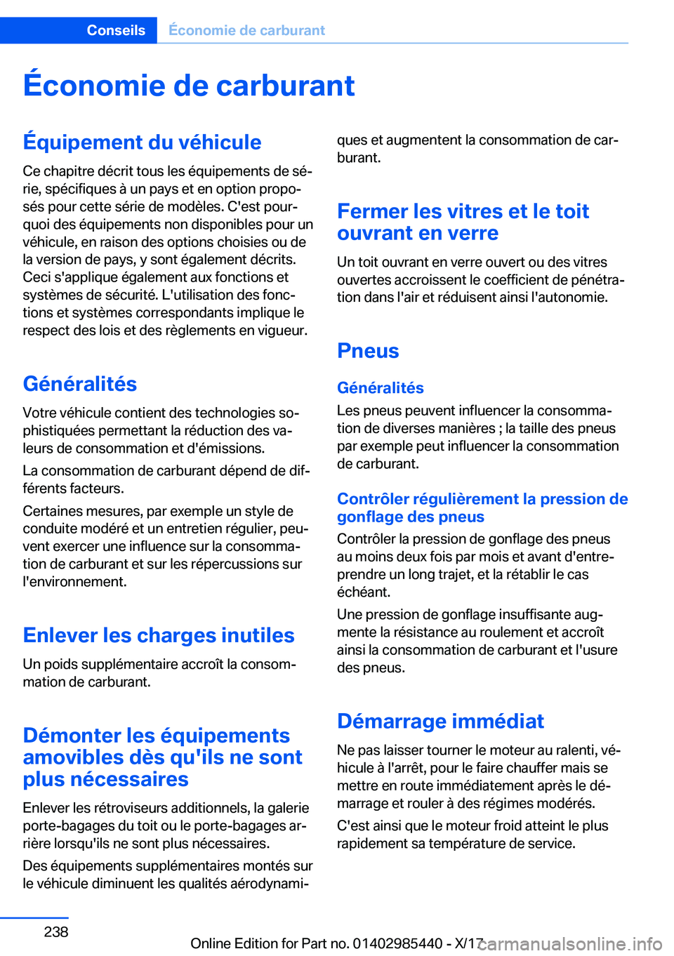 BMW X1 2018  Notices Demploi (in French) �