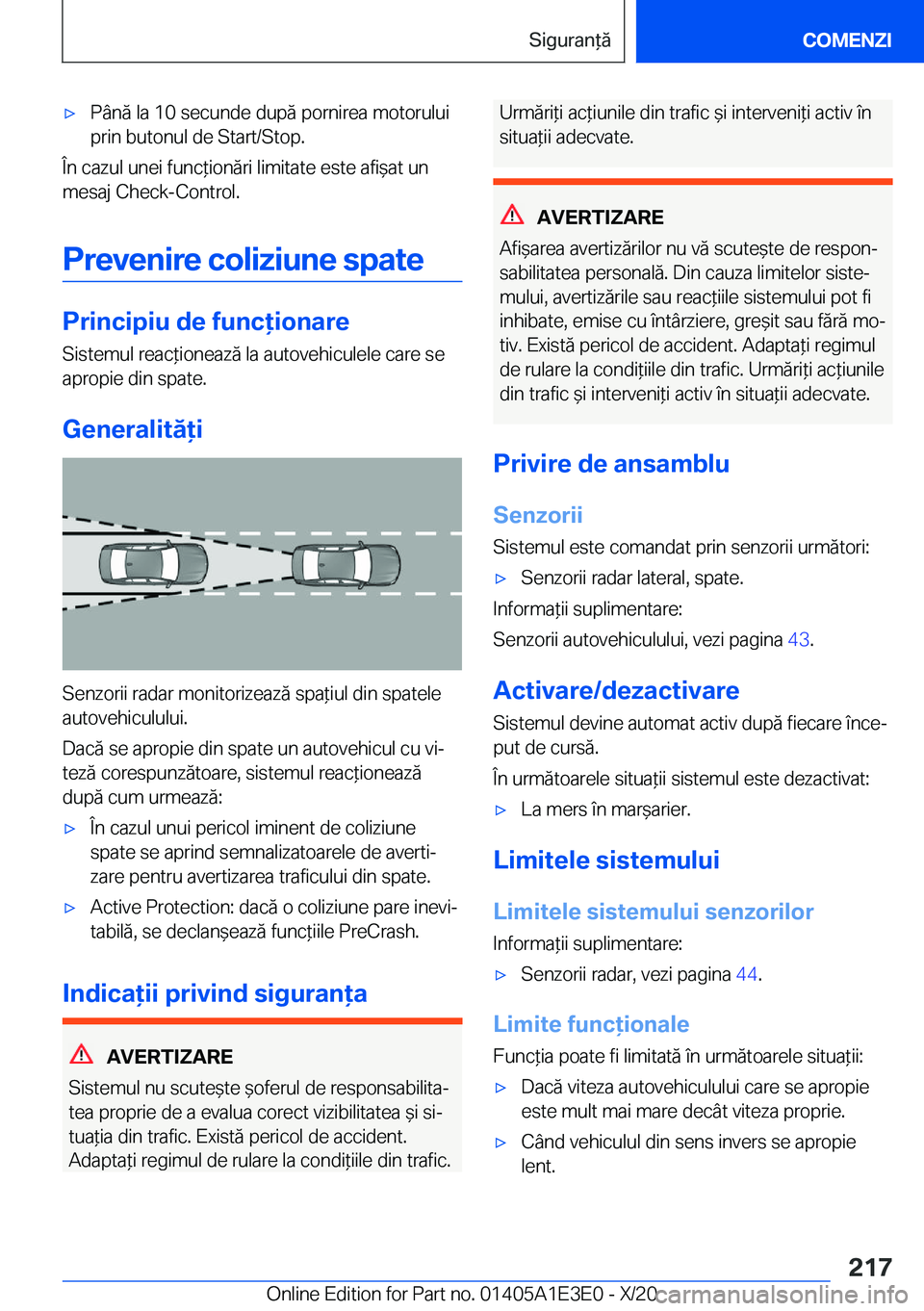 BMW M4 2021  Ghiduri De Utilizare (in Romanian) 'x�P�