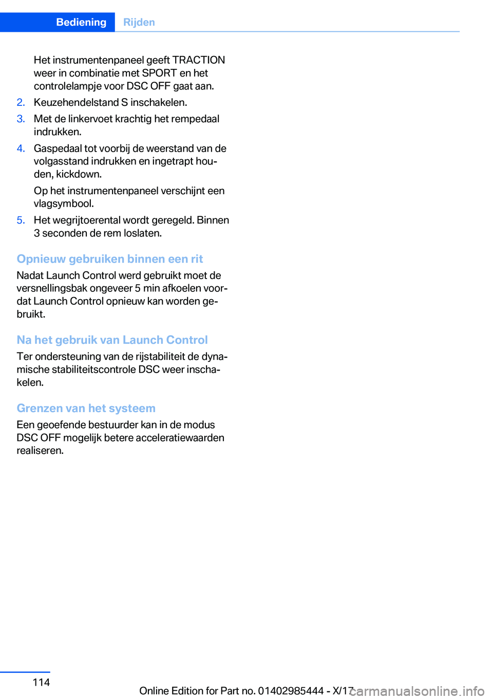 BMW X1 2018  Instructieboekjes (in Dutch) �H�e�t� �i�n�s�t�r�u�m�e�n�t�e�n�p�a�n�e�e�l� �g�e�e�f�t� �T�R�A�C�T�I�O�N�w�e�e�r� �i�n� �c�o�m�b�i�n�a�t�i�e� �m�e�t� �S�P�O�R�T� �e�n� �h�e�t�c�o�n�t�r�o�l�e�l�a�m�p�j�e� �v�o�o�r� �D�S�C� �O�F�F� 