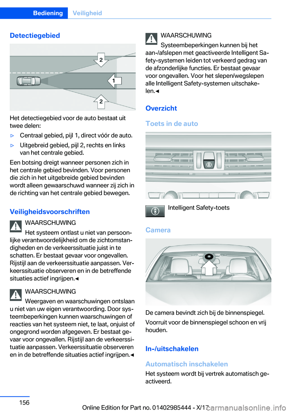 BMW X1 2018  Instructieboekjes (in Dutch) �D�e�t�e�c�t�i�e�g�e�b�i�e�d
�H�e�t� �d�e�t�e�c�t�i�e�g�e�b�i�e�d� �v�o�o�r� �d�e� �a�u�t�o� �b�e�s�t�a�a�t� �u�i�t�t�w�e�e� �d�e�l�e�n�:
'y�C�e�n�t�r�a�a�l� �g�e�b�i�e�d�,� �p�i�j�l� �1�,� �d�i�r