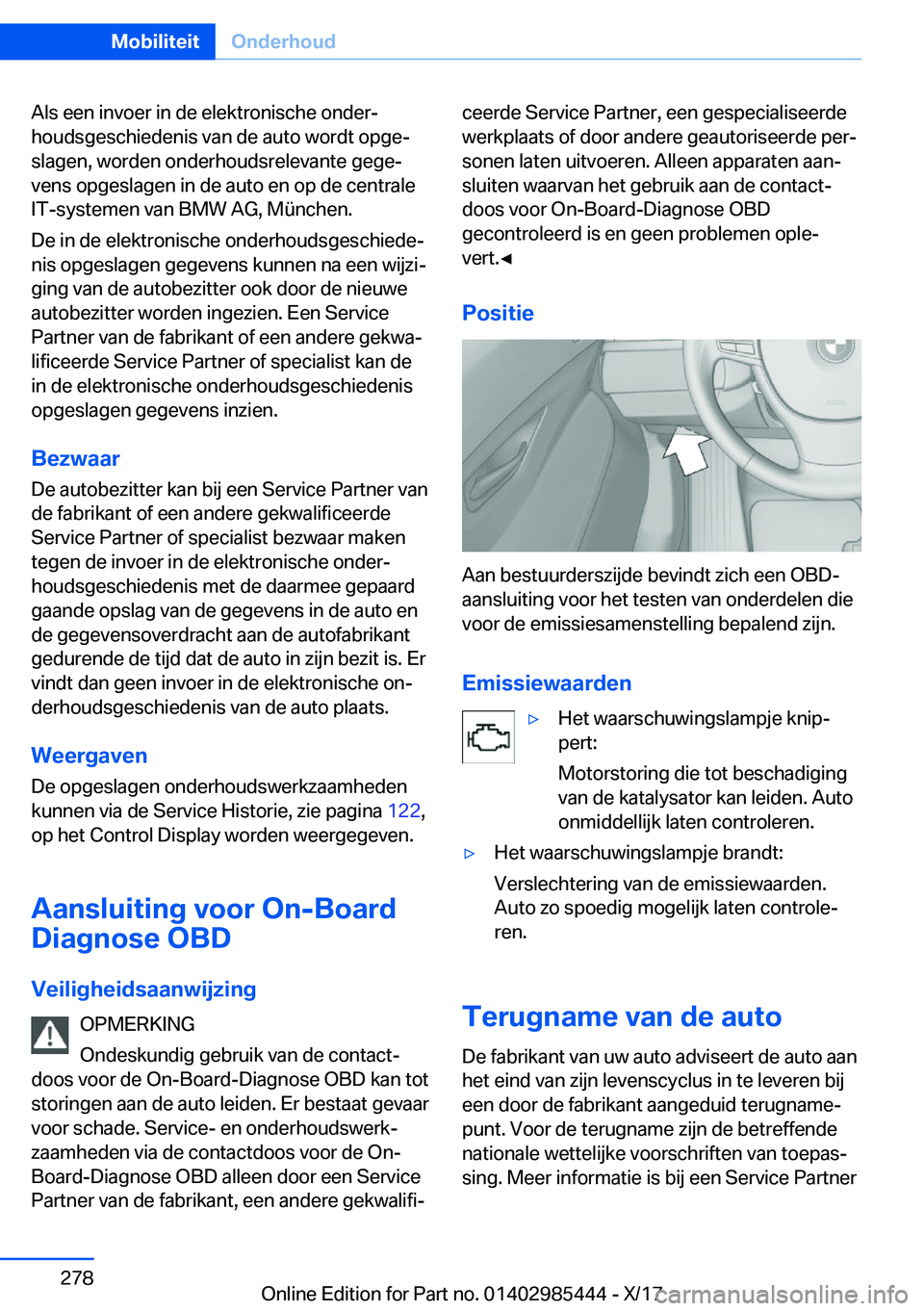 BMW X1 2018  Instructieboekjes (in Dutch) �A�l�s� �e�e�n� �i�n�v�o�e�r� �i�n� �d�e� �e�l�e�k�t�r�o�n�i�s�c�h�e� �o�n�d�e�rj�h�o�u�d�s�g�e�s�c�h�i�e�d�e�n�i�s� �v�a�n� �d�e� �a�u�t�o� �w�o�r�d�t� �o�p�g�ej
�s�l�a�g�e�n�,� �w�o�r�d�e�n� �o�n�