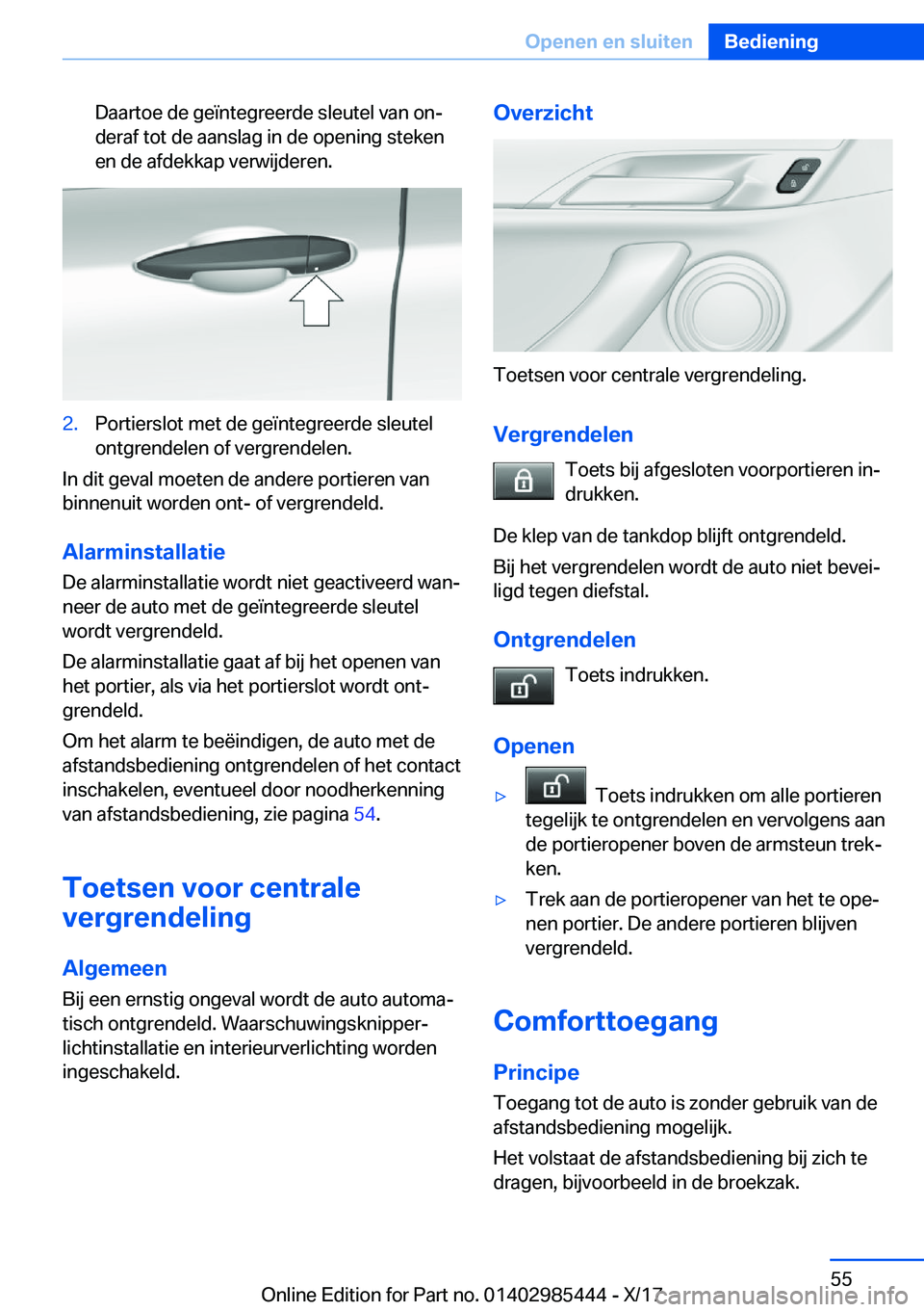 BMW X1 2018  Instructieboekjes (in Dutch) �D�a�a�r�t�o�e� �d�e� �g�e�