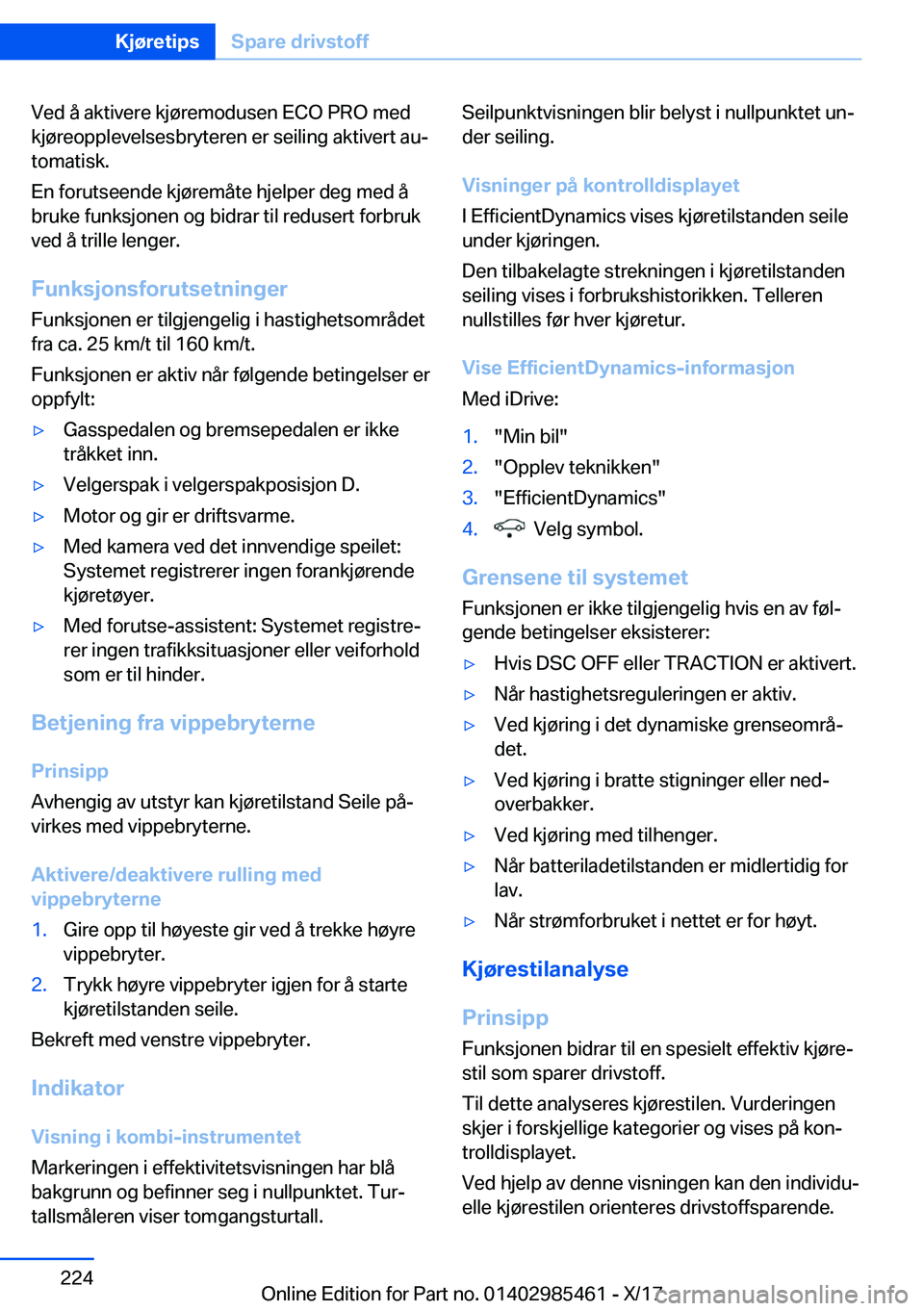 BMW X1 2018  InstruksjonsbØker (in Norwegian) �V�e�d� �å� �a�k�t�i�v�e�r�e� �k�j�