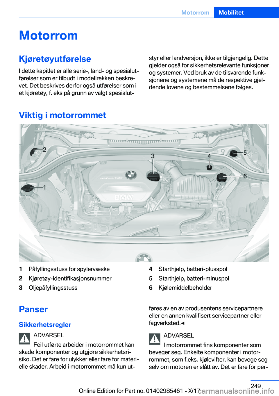 BMW X1 2018  InstruksjonsbØker (in Norwegian) �M�o�t�o�r�r�o�m�K�j�