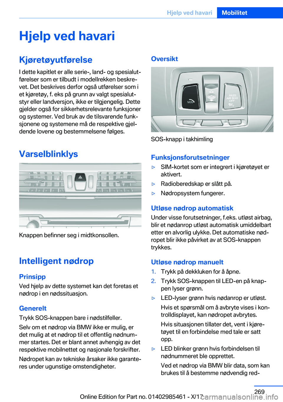 BMW X1 2018  InstruksjonsbØker (in Norwegian) �H�j�e�l�p��v�e�d��h�a�v�a�r�i�K�j�