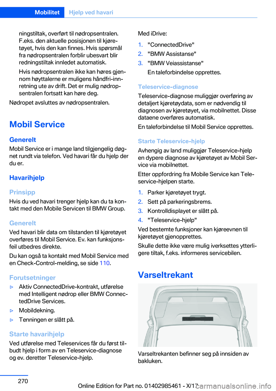 BMW X1 2018  InstruksjonsbØker (in Norwegian) �n�i�n�g�s�t�i�l�t�a�k�,� �o�v�e�r�f�
