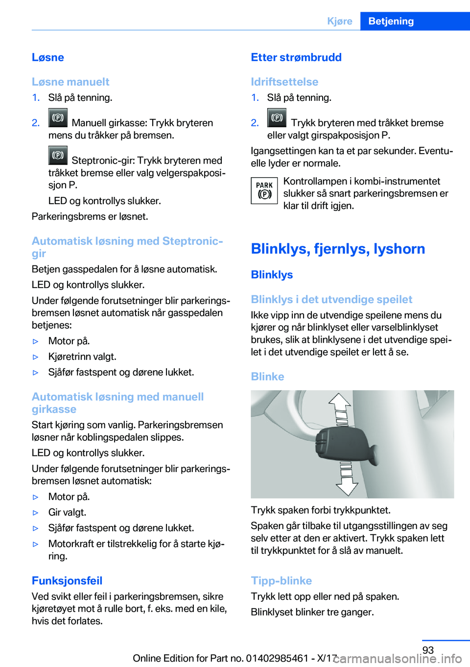 BMW X1 2018  InstruksjonsbØker (in Norwegian) �L�