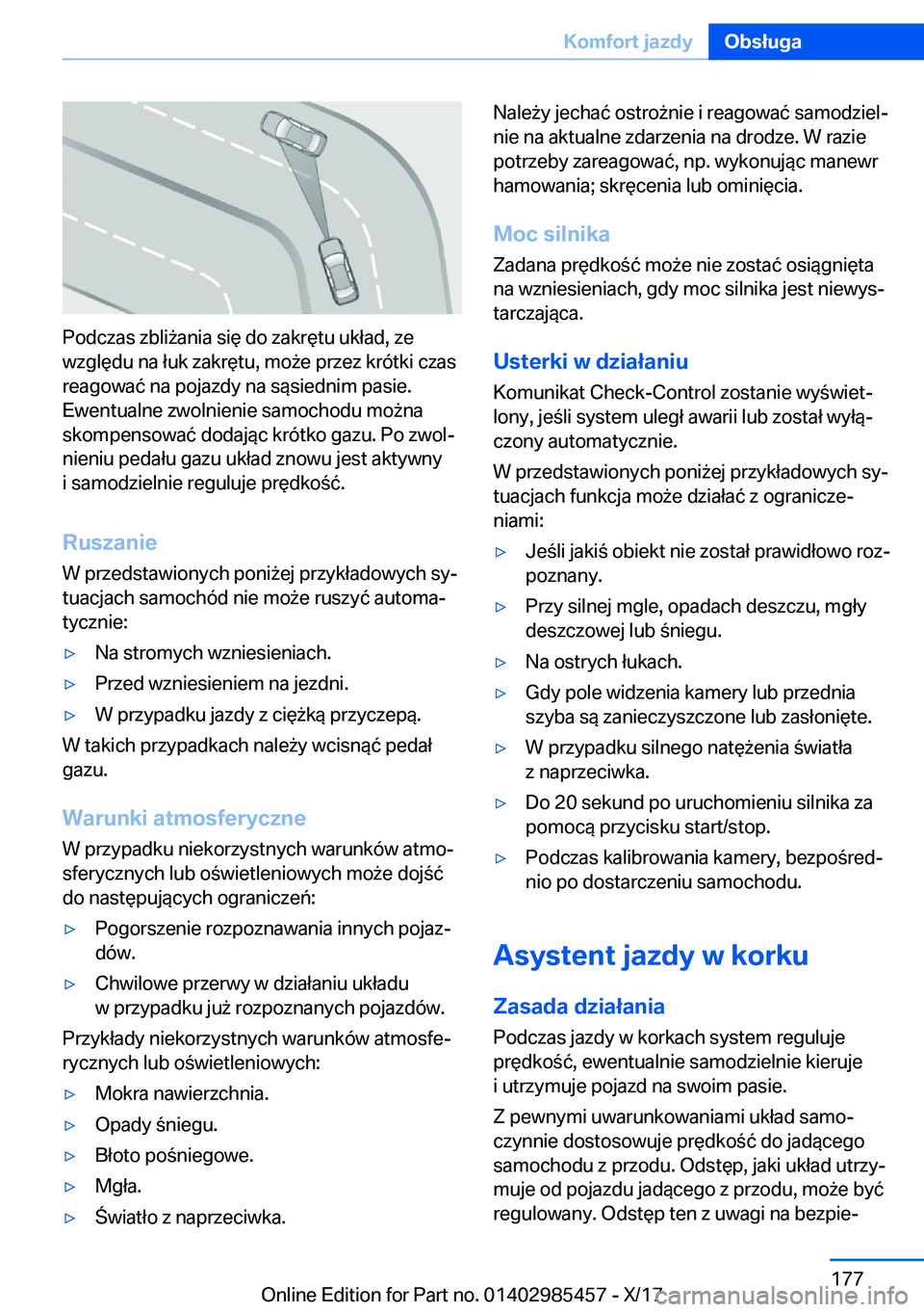 BMW X1 2018  Instrukcja obsługi (in Polish) �P�o�d�c�z�a�s� �z�b�l�i 9�a�n�i�a� �s�i�