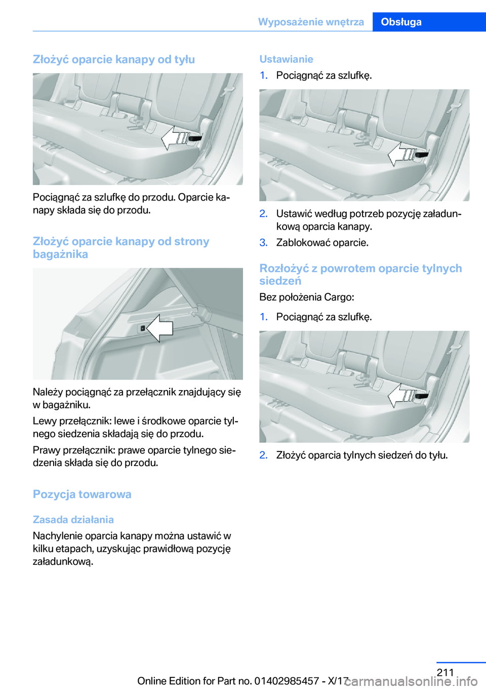 BMW X1 2018  Instrukcja obsługi (in Polish) �Z�ł�o9�y�
