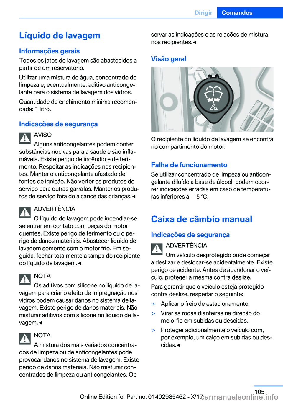 BMW X1 2018  Manual do condutor (in Portuguese) �L�