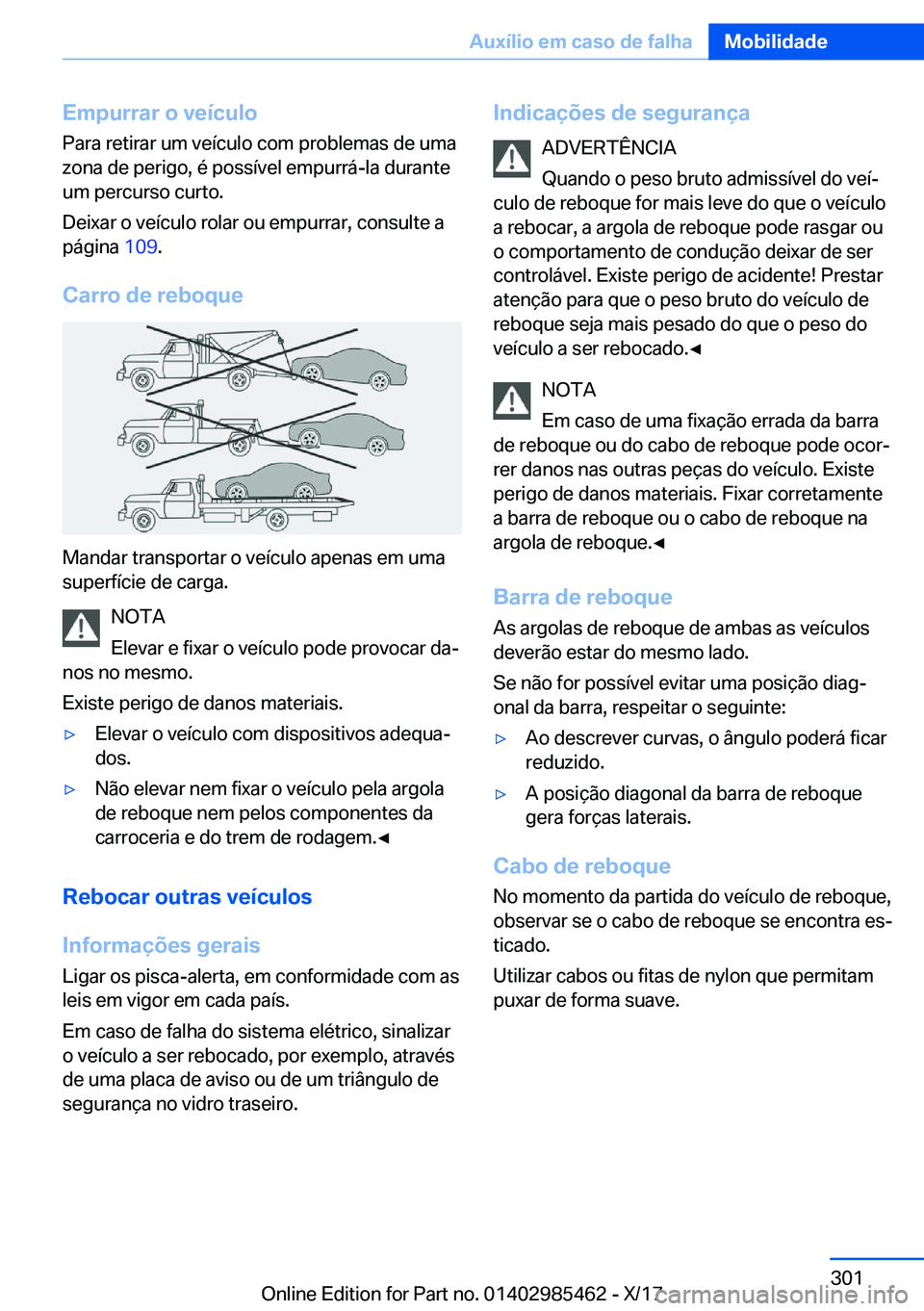 BMW X1 2018  Manual do condutor (in Portuguese) �E�m�p�u�r�r�a�r��o��v�e�
