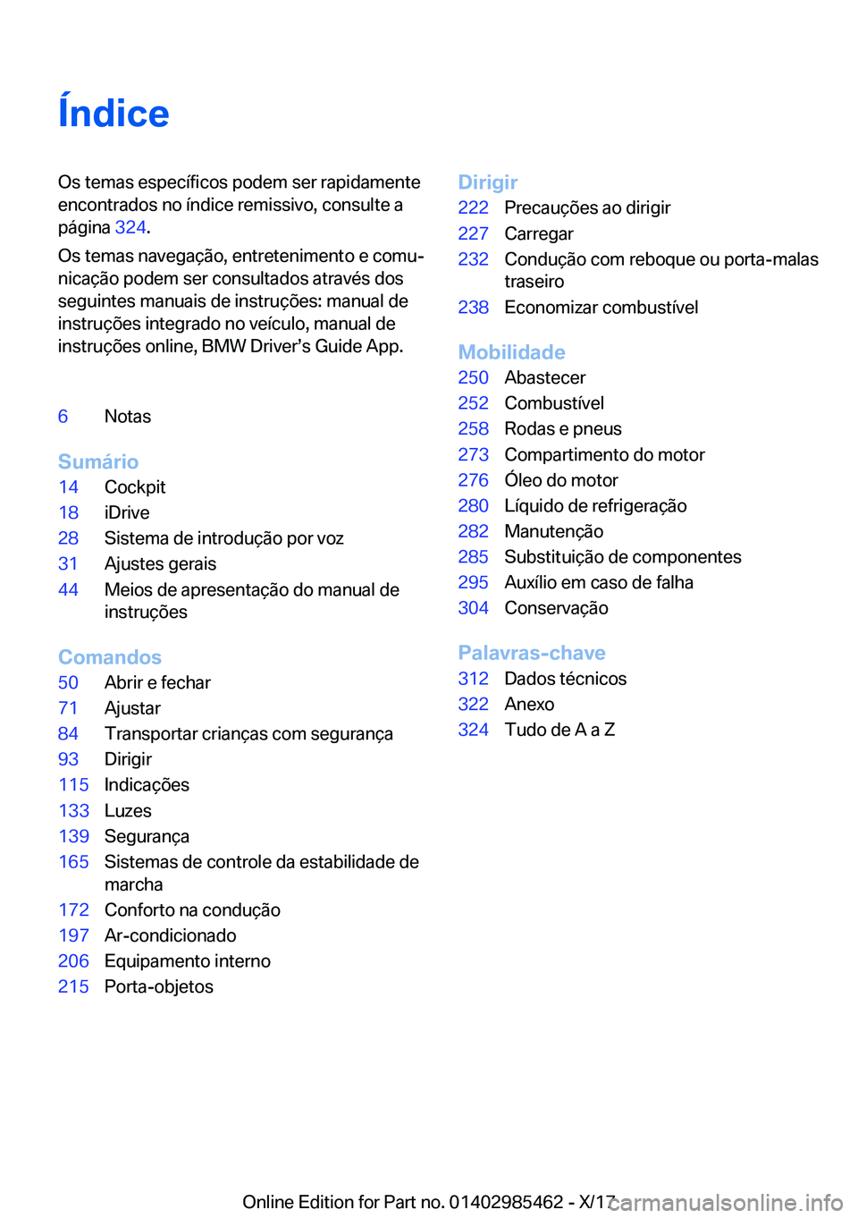 BMW X1 2018  Manual do condutor (in Portuguese) �