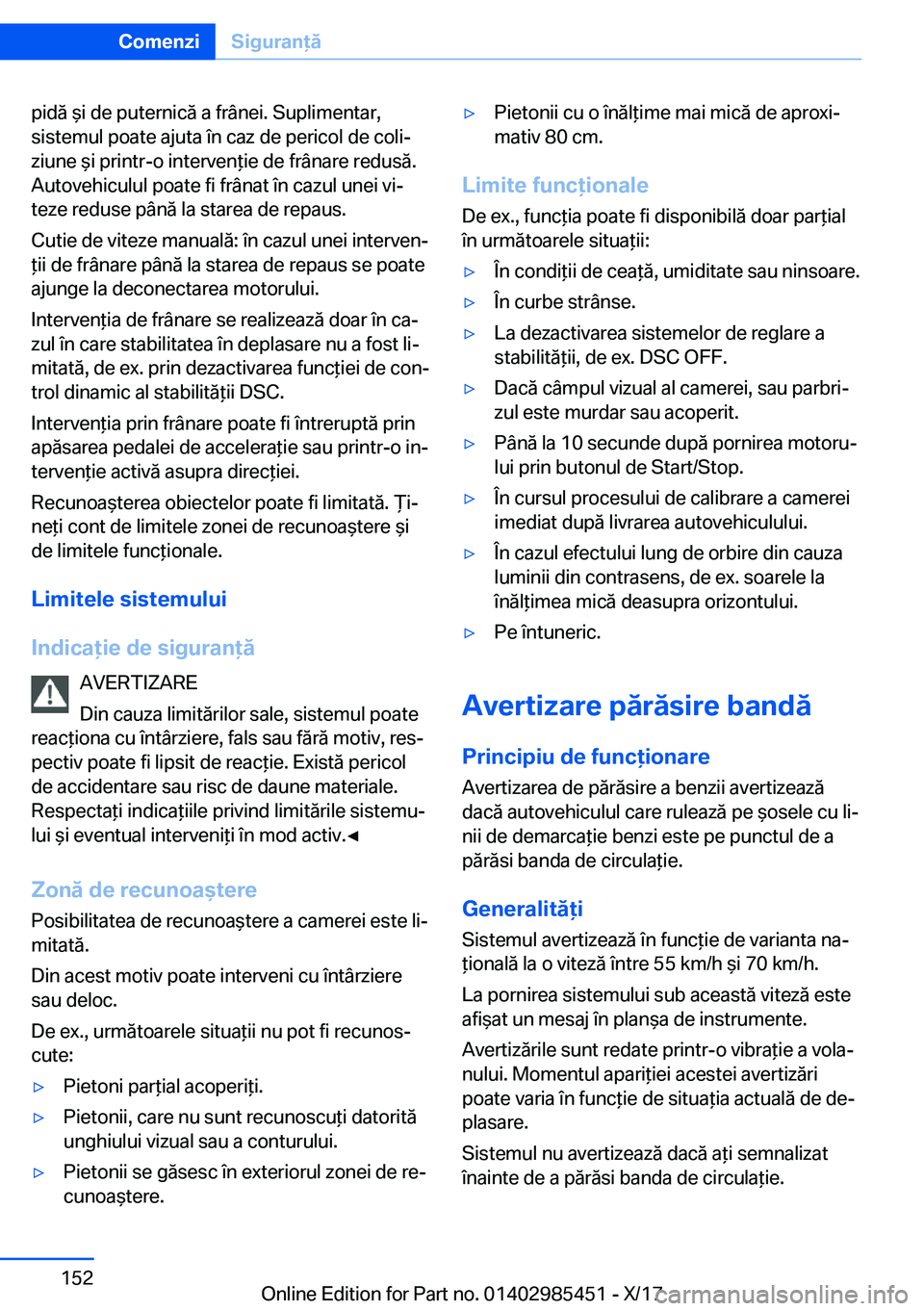BMW X1 2018  Ghiduri De Utilizare (in Romanian) �p�i�d�